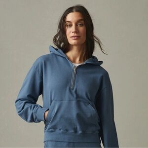 American Giant French Terry Half Zip Hoodie - Rainwashed